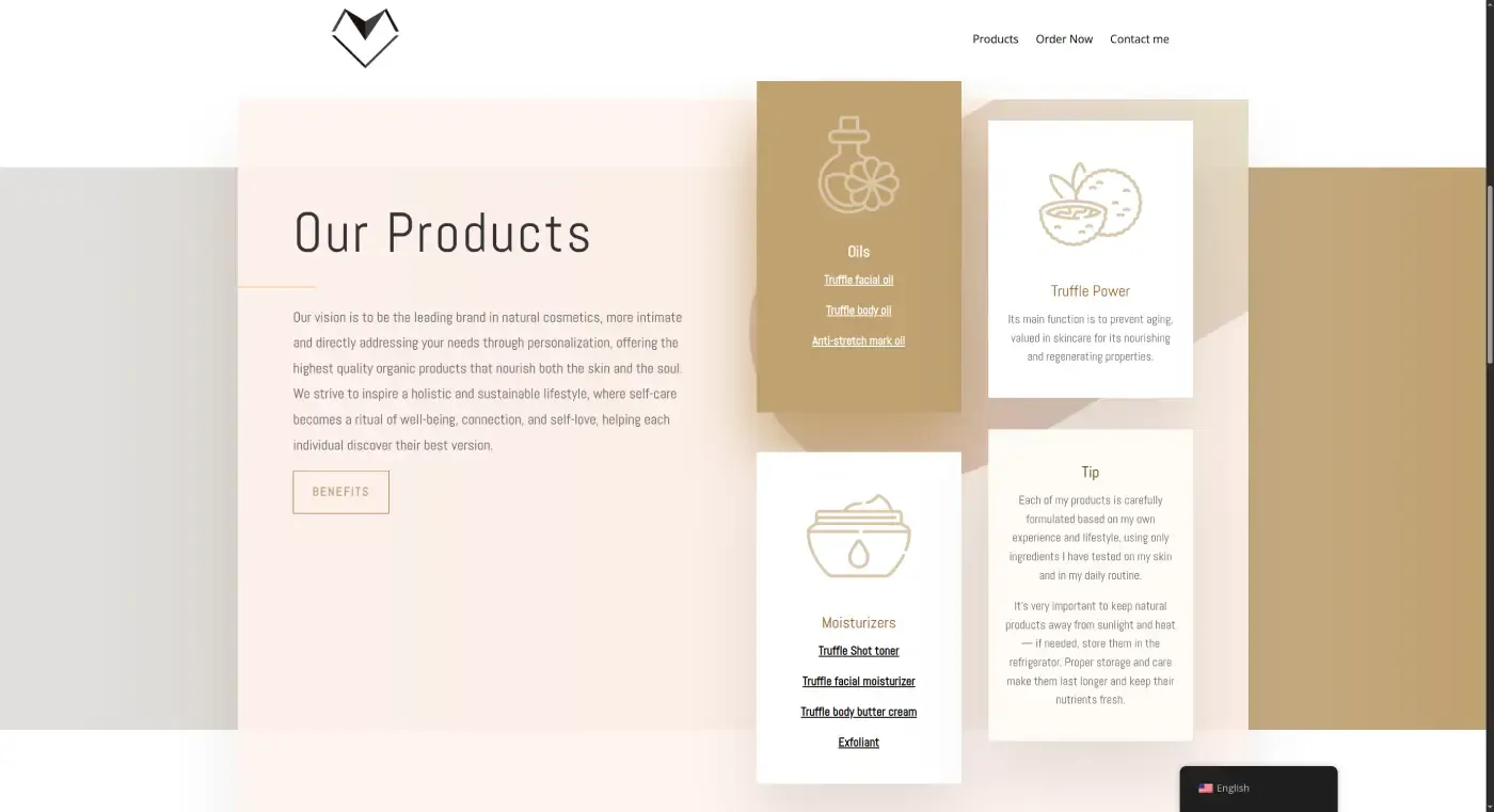 Misha Veron - Catálogo de productos naturales y aceites esenciales