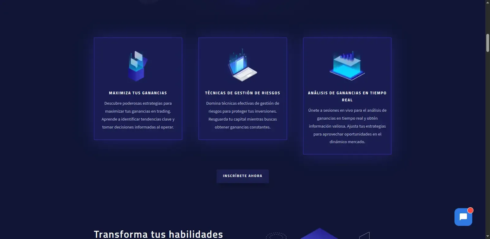 Características del software de Theta Pro Academy