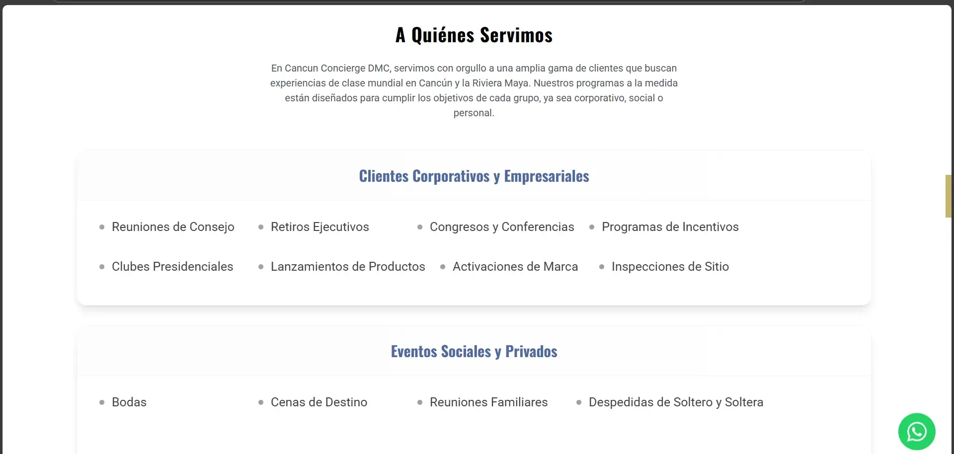 Cancun Concierge - Servicios de logística y eventos