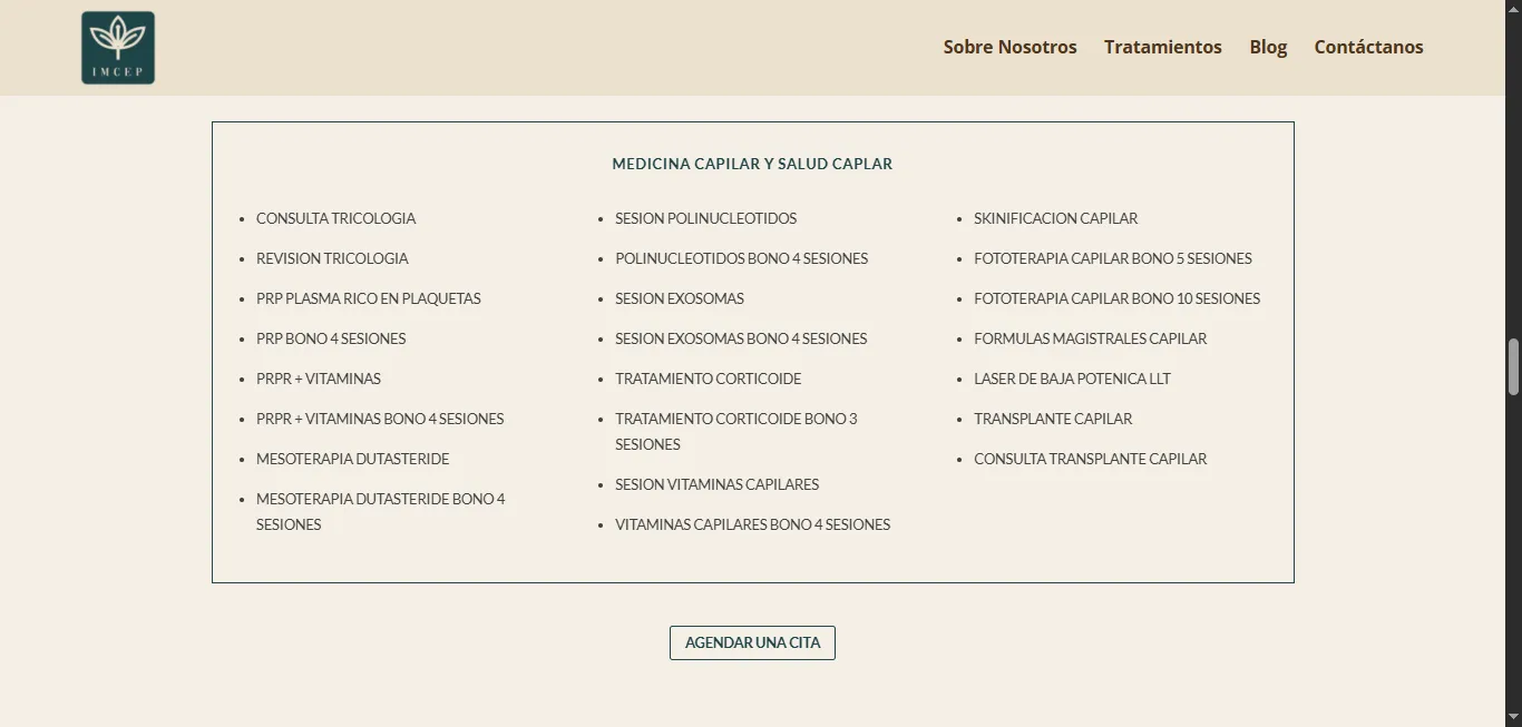 IMCEP - Logros y estadísticas de satisfacción de pacientes