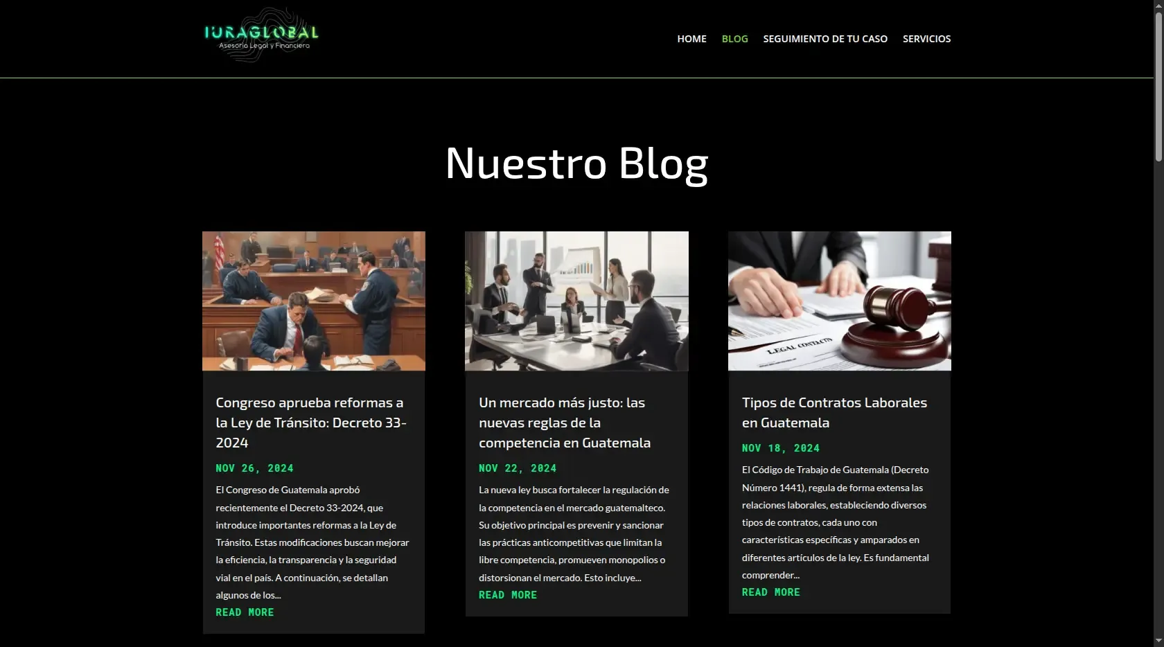 IuraGlobal - Blog con artículos informativos