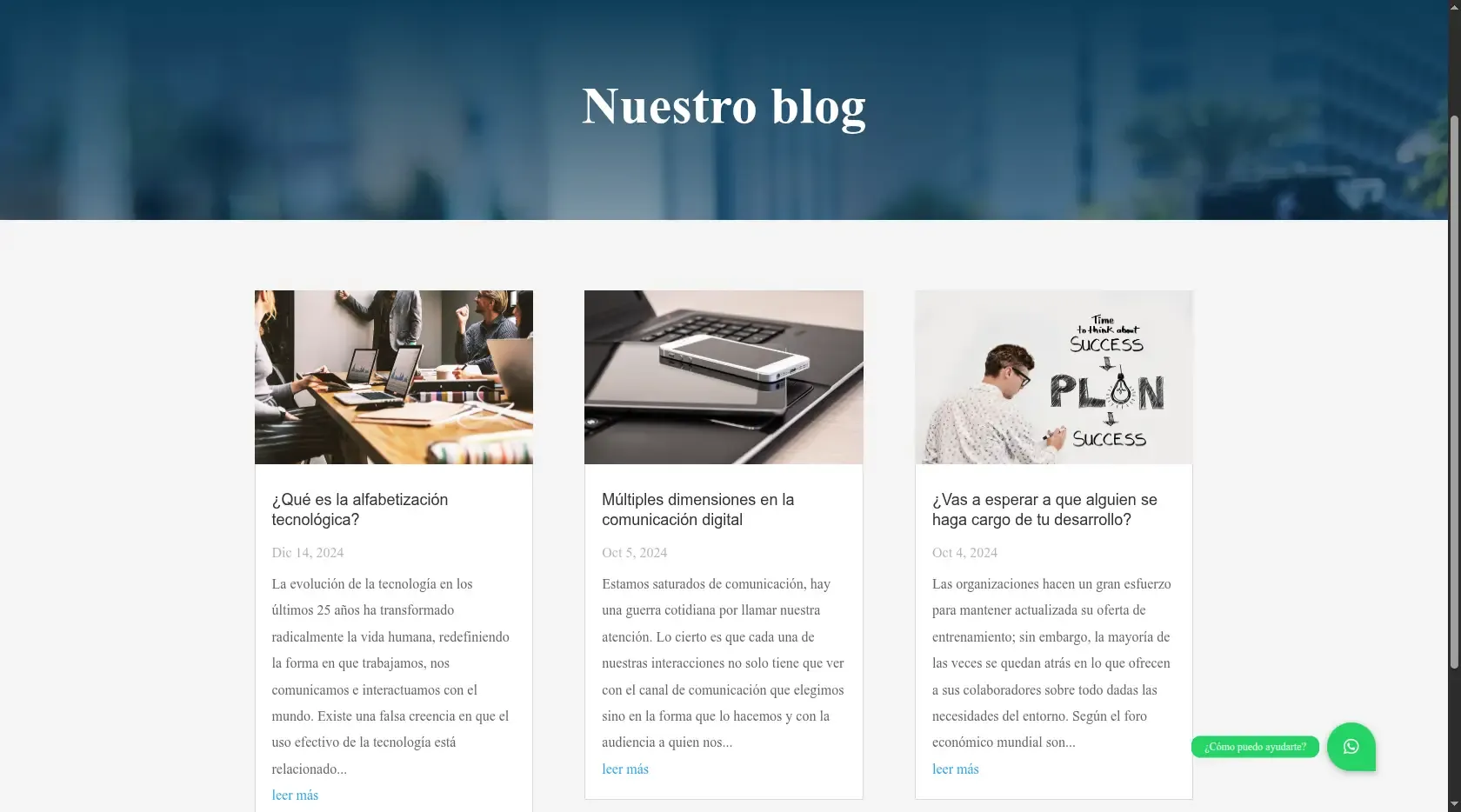 LeadForward - Blog con artículos de interés