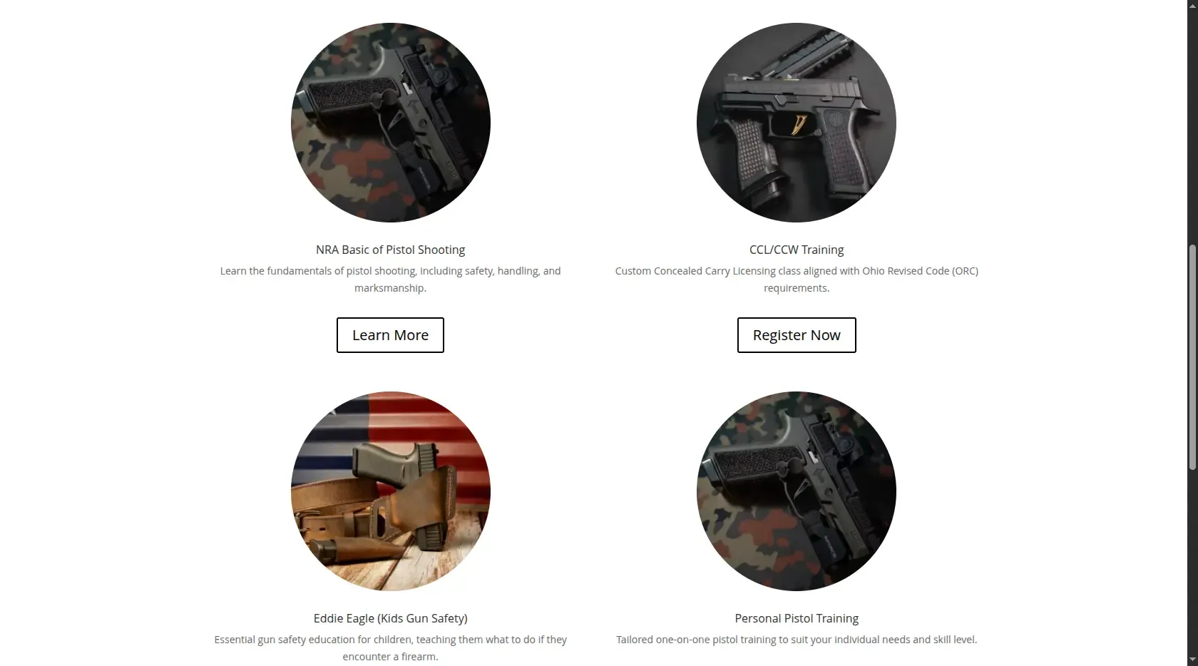 Priority Training - Cursos de armas, CCW y entrenamiento NRA Priority Training - Cursos de armas, CCW y entrenamiento NRA